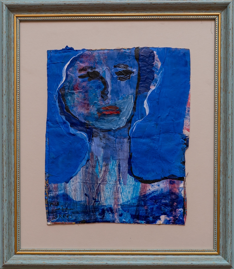 Blue portrait